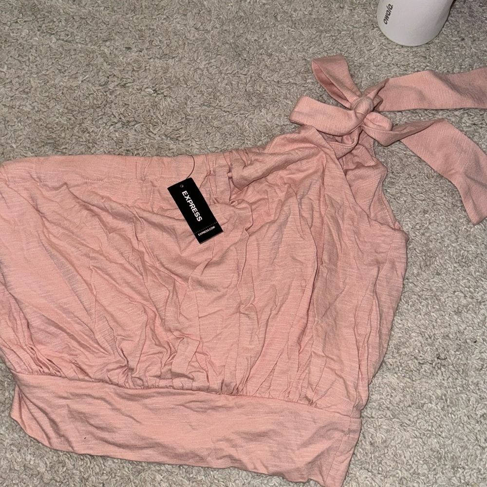 Express pink shirt NWT